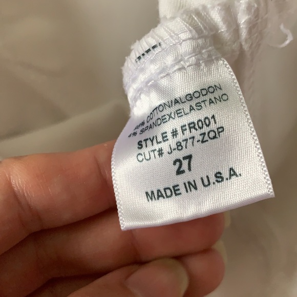 Francescas birdcage white jeans denim women’s 27 - Picture 4 of 10